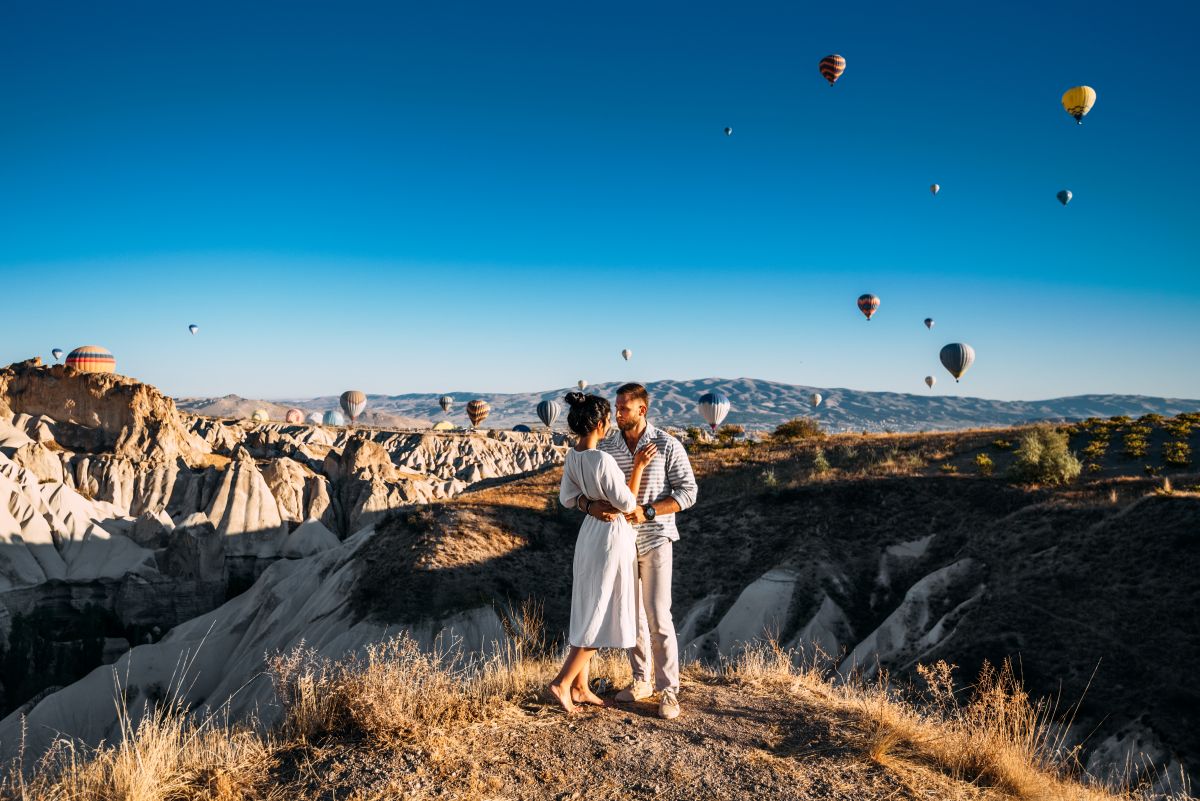 couple in Cappadocia